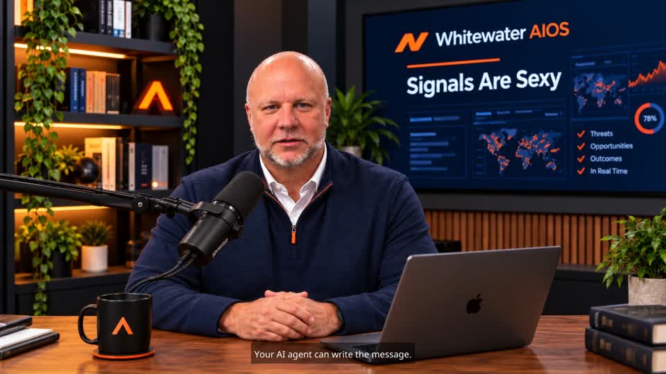 Jimmy Standaert at the Whitewater AIOS studio desk